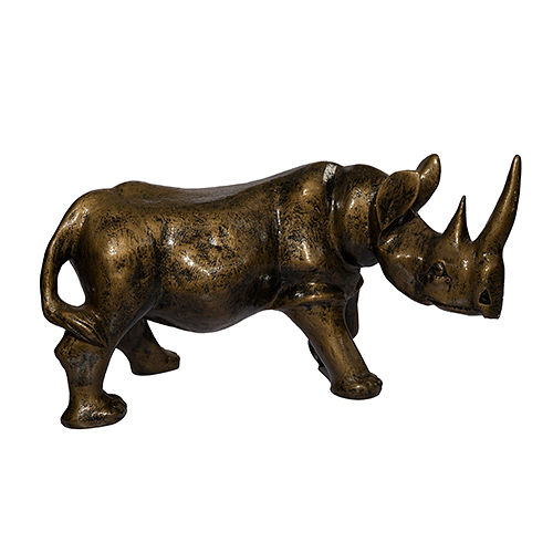Bronze Rhino Statue